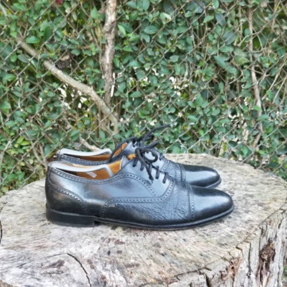 MEZLAN Florence II Black Leather Cap Toe Oxford main image 7